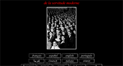 Desktop Screenshot of delaservitudemoderne.org